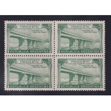 ARGENTINA 1947 GJ 942a CUADRO ESTAMPILLAS NUEVAS MINT VARIEDAD CATALOGADA U$ 15